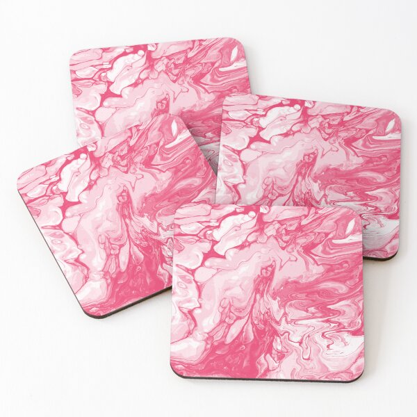 Artikelvorschau, Vivid Pink Palette 9 Marble Fluid  Art  entworfen und verkauft von Janzay.