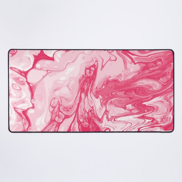 Aperçu de l'œuvre Vivid Pink Palette 9 Marble Fluid Art créée et vendue par Janzay.