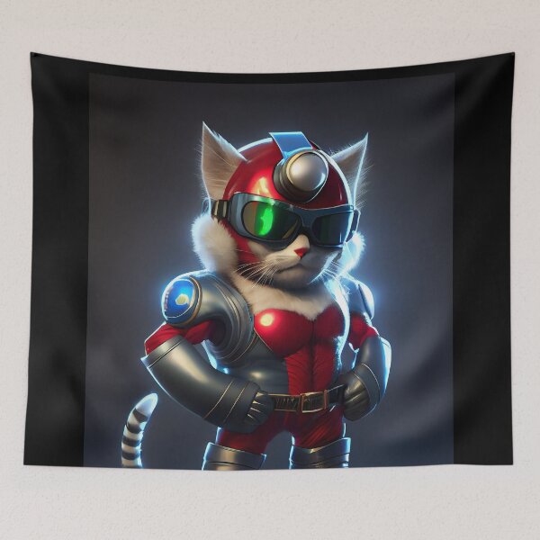 Item preview, Cosmic Power Cat designed and sold by AlNoah.