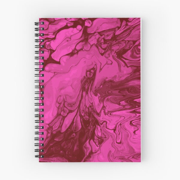 Artikelvorschau, Vivid Pink Palette 12 Marble Fluid Art entworfen und verkauft von Janzay.