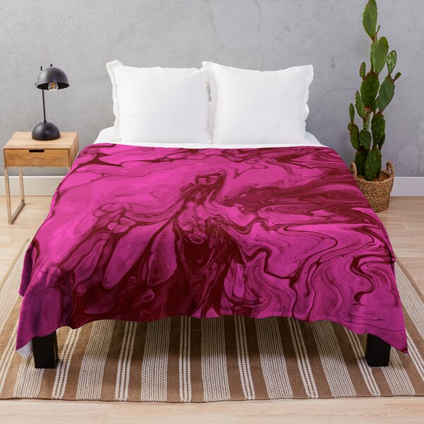 Artikelvorschau, Vivid Pink Palette 12 Marble Fluid  Art  entworfen und verkauft von Janzay.