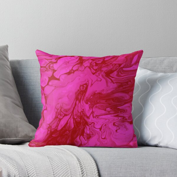 Artikelvorschau, Vivid Pink Palette 13 Marble Fluid Art entworfen und verkauft von Janzay.
