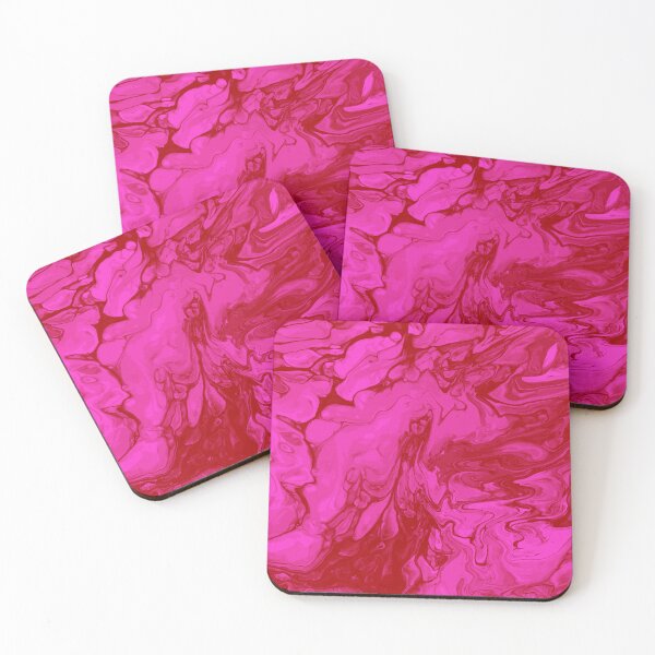 Artikelvorschau, Vivid Pink Palette 13 Marble Fluid  Art  entworfen und verkauft von Janzay.