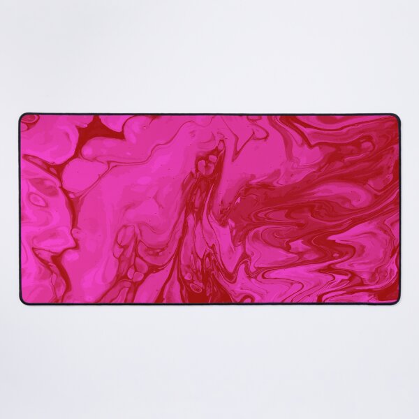 Aperçu de l'œuvre Vivid Pink Palette 13 Marble Fluid Art créée et vendue par Janzay.