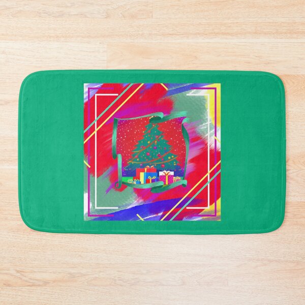 Item preview, Presents under the tree on Christmas Morning in Psychedelic Style design designed and sold by CoyoteGifts.
