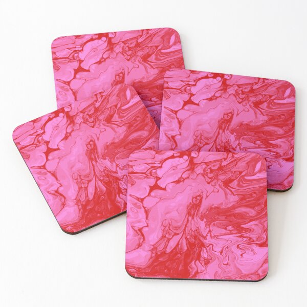 Item preview, Vivid Pink Palette 14 Marble Fluid Art designed and sold by Janzay.