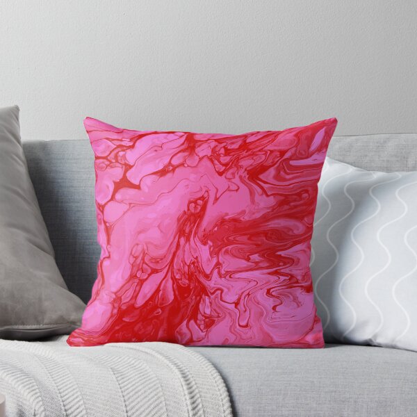 Artikelvorschau, Vivid Pink Palette 14 Marble Fluid Art entworfen und verkauft von Janzay.