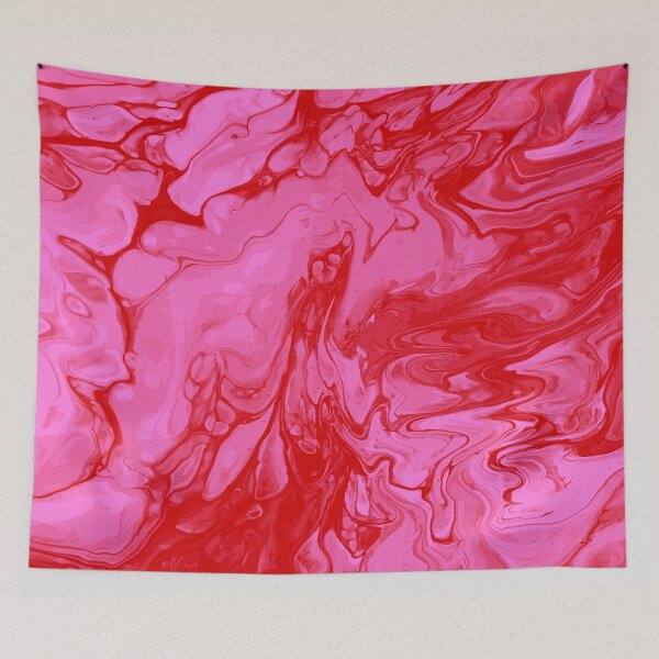 Item preview, Vivid Pink Palette 14 Marble Fluid Art designed and sold by Janzay.