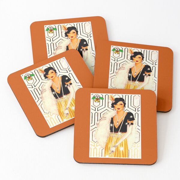 Item preview,  FLAPPER : Vintage Beautiful Christmas Magazine Print designed and sold by posterbobs.