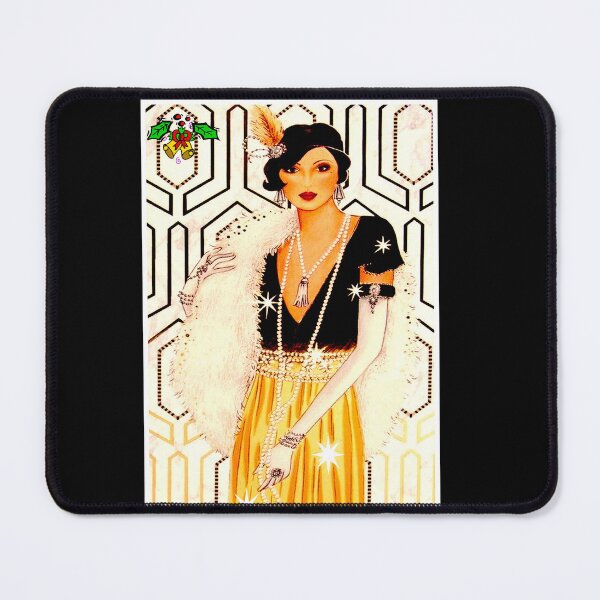 Item preview, FLAPPER : Vintage Beautiful Christmas Magazine Print designed and sold by posterbobs.