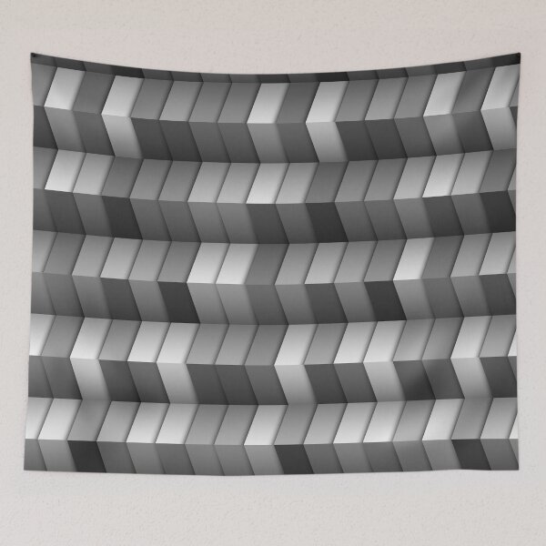 Item preview, Monochromatic Geometric Structure designed and sold by Pattern1design.