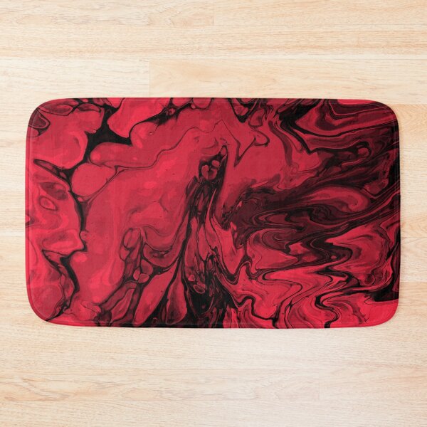 Artikelvorschau, Vivid Red Palette 1 Marble Fluid  Art  entworfen und verkauft von Janzay.