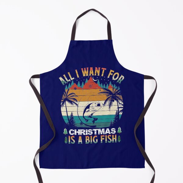Item preview, All I want for Christmas is a big fish, Funny Fishing Christmas designed and sold by Sunnyhova.