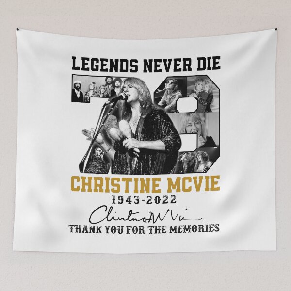 Item preview, Christine McVie Perfect Legends Never Die R.I.P Signature Retro Vintage Rock Pop Music designed and sold by RonZimmerman.