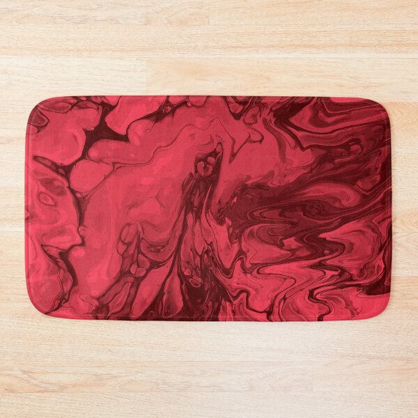 Artikelvorschau, Vivid Red Palette 2 Marble Fluid  Art  entworfen und verkauft von Janzay.