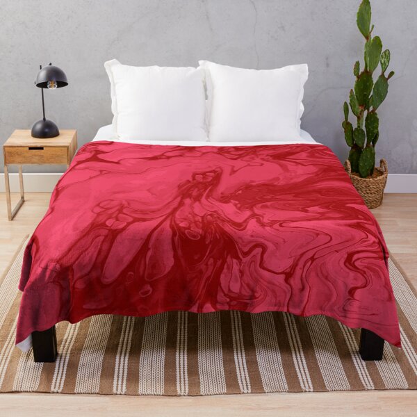 Artikelvorschau, Vivid Red Palette 3 Marble Fluid Art entworfen und verkauft von Janzay.