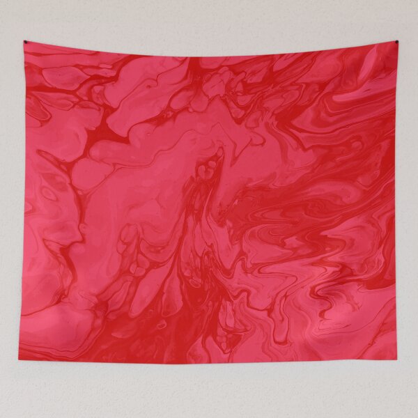 Item preview, Vivid Red Palette 4 Marble Fluid Art designed and sold by Janzay.