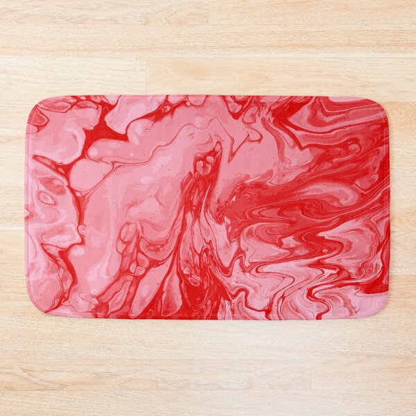 Artikelvorschau, Vivid Red Palette 5 Marble Fluid  Art  entworfen und verkauft von Janzay.
