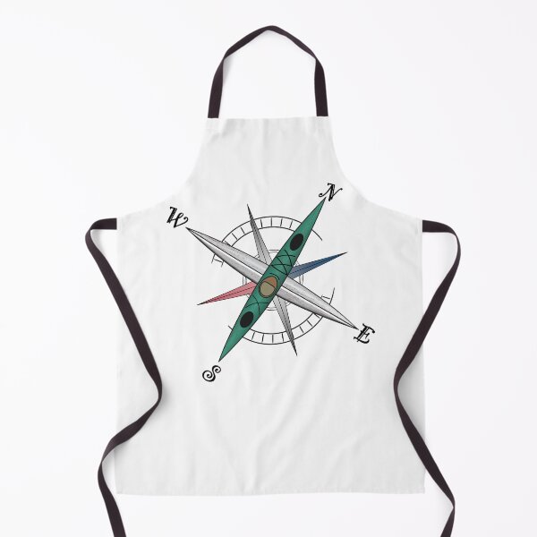 Item preview, Cool kayak design with compass rose and green kayak designed and sold by Breier.