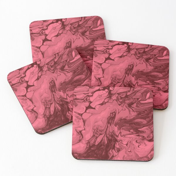 Artikelvorschau, Vivid Red Palette 7 Marble Fluid  Art  entworfen und verkauft von Janzay.