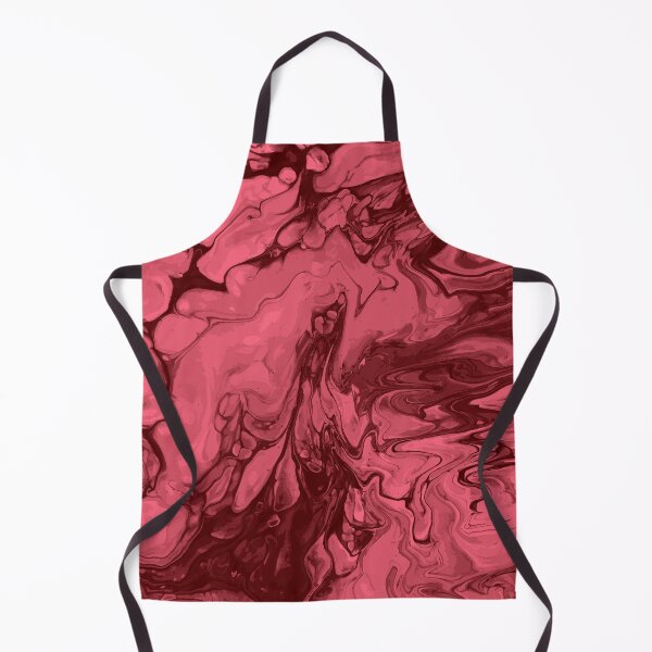 Artikelvorschau, Vivid Red Palette 7 Marble Fluid Art entworfen und verkauft von Janzay.