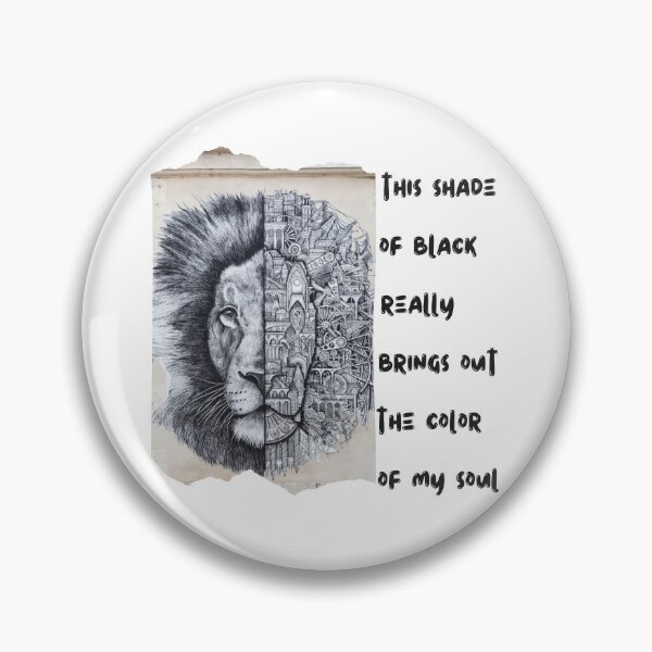 Item preview, this shade of black really brings out the color of my soul ,Lion designed and sold by FLOWER--ART.