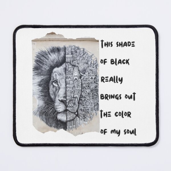 Item preview, this shade of black really brings out the color of my soul ,Lion designed and sold by FLOWER--ART.