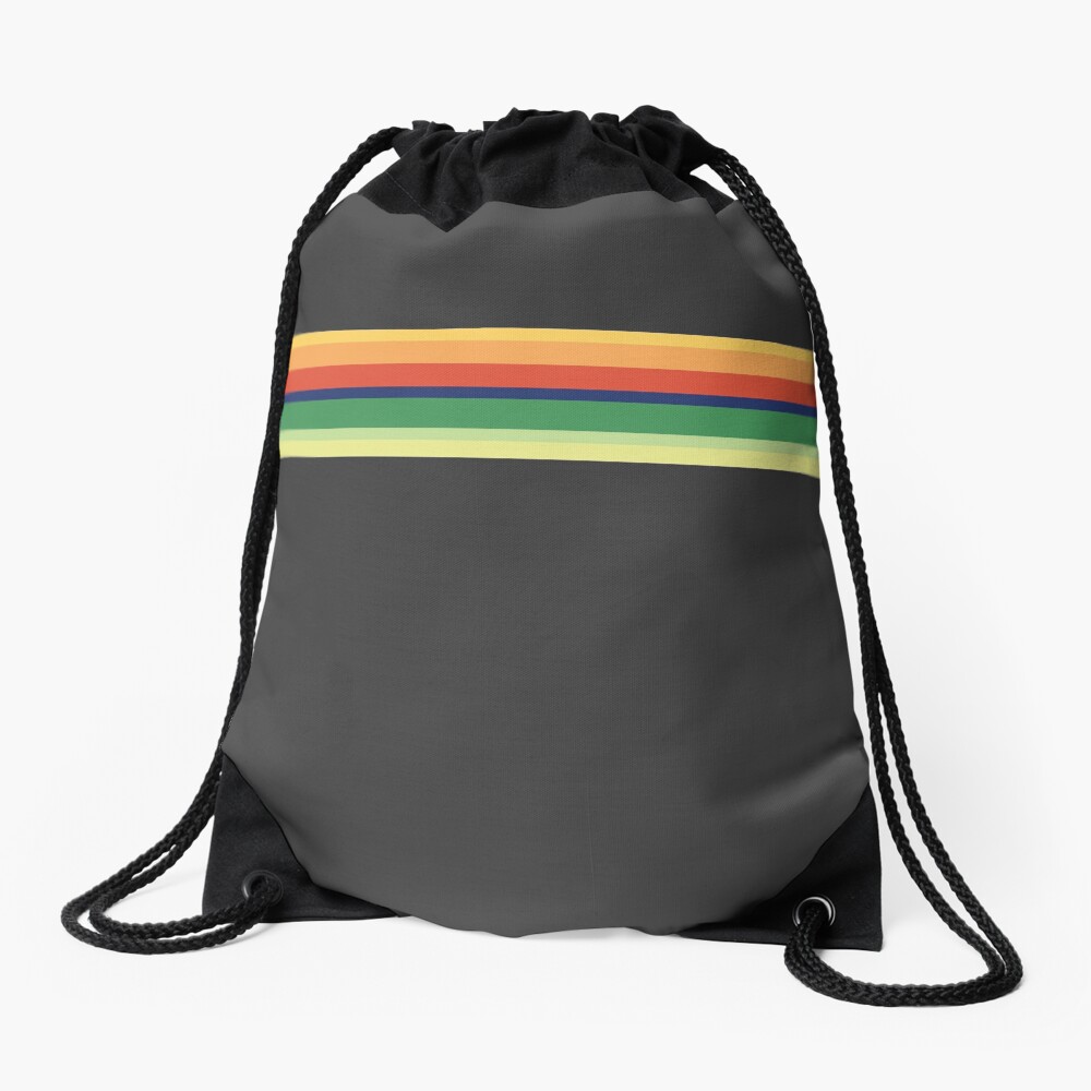 13th Doctor Who Striped Shirt Drawstring Bag