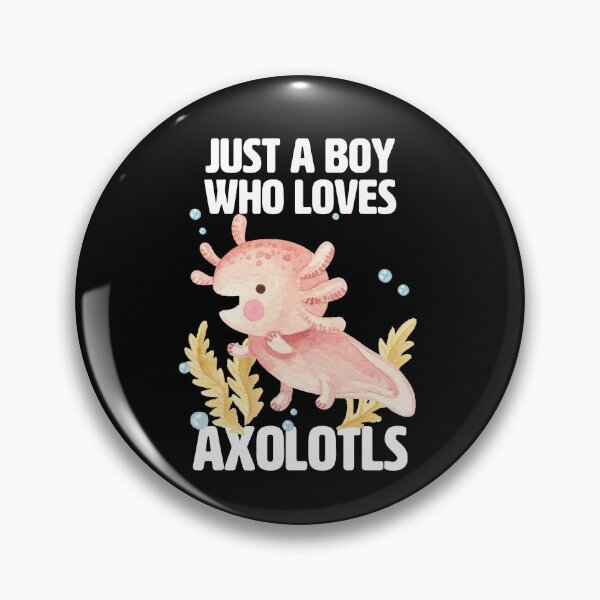 Item preview, Just a Boy who loves Axolotls - Cute axolotl for boys designed and sold by BrainlabStudios.