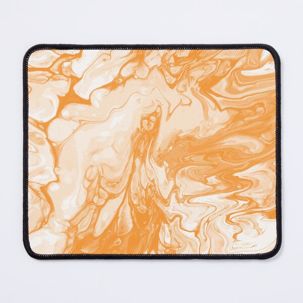 Artikelvorschau, Vivid Orange Palette 1 Marble Fluid Art entworfen und verkauft von Janzay.