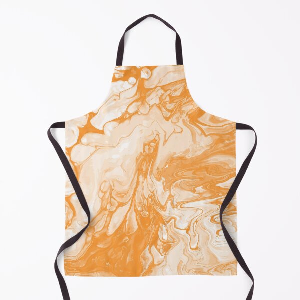 Item preview, Vivid Orange Palette 1 Marble Fluid Art designed and sold by Janzay.