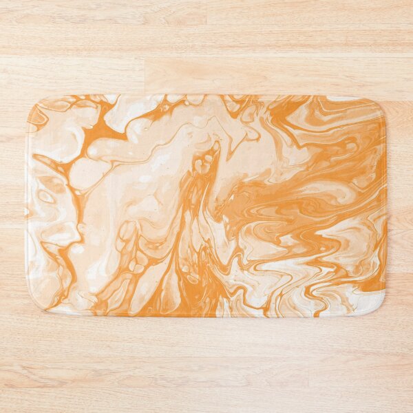 Artikelvorschau, Vivid Orange Palette 1 Marble Fluid  Art  entworfen und verkauft von Janzay.