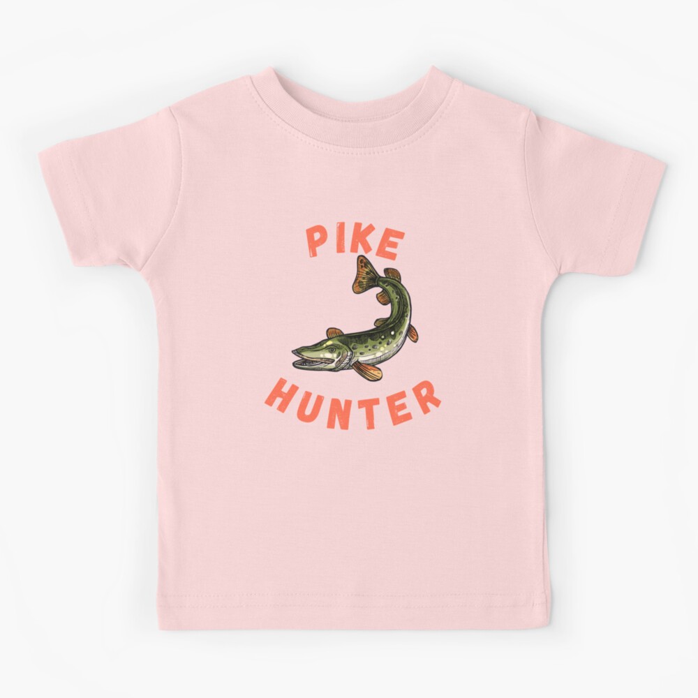 Pike Hunter, Great Northern Pike, Fishing | Kids T-Shirt