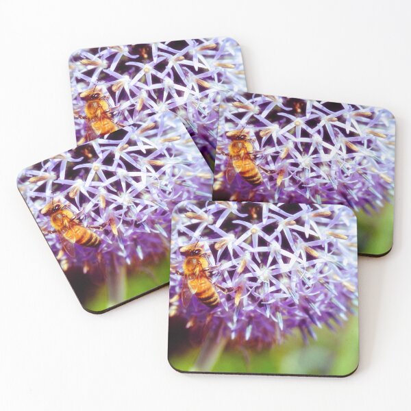 Item preview, Bee On Small Globe Thistle 3  designed and sold by Robert Alsop.