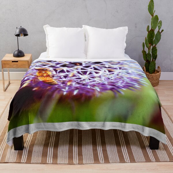 Item preview, Bee On Small Globe Thistle 3  designed and sold by Robert Alsop.