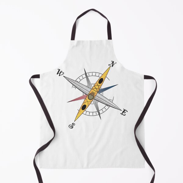 Item preview, Cool kayak design with compass rose and yellow kayak designed and sold by Breier.