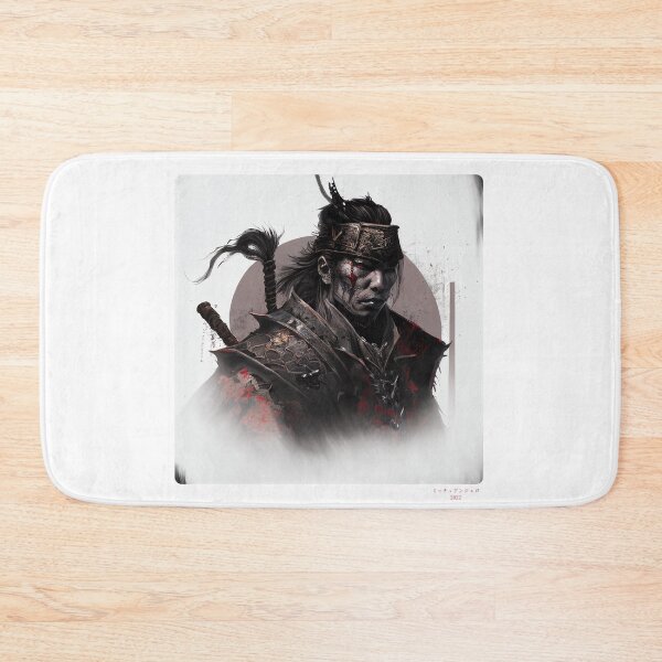 Item preview, Portrait in Ink Splash of Samurai Warrior - 07 designed and sold by Mitch-Angelo.