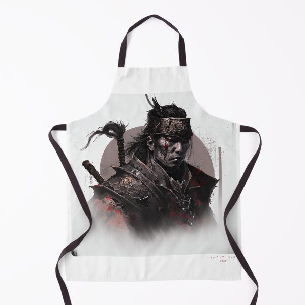 Item preview, Portrait in Ink Splash of Samurai Warrior - 07 designed and sold by Mitch-Angelo.