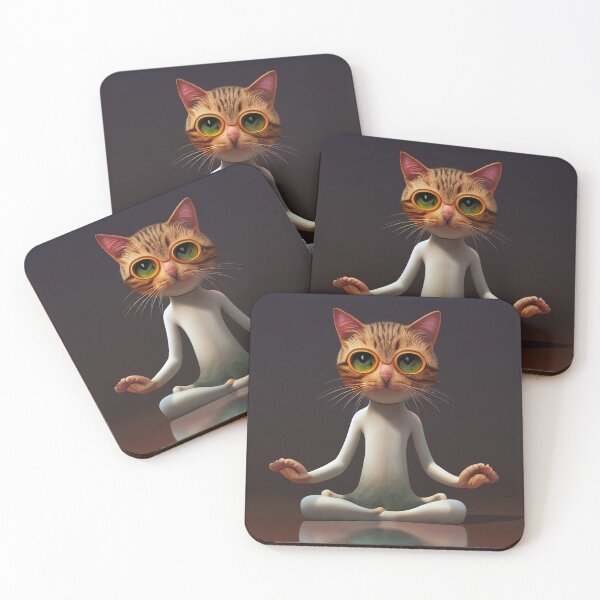 Item preview, Yoga Cat designed and sold by Alcaselzer.
