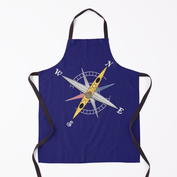 Item preview, Cool kayak design with compass rose and yellow kayak designed and sold by Breier.