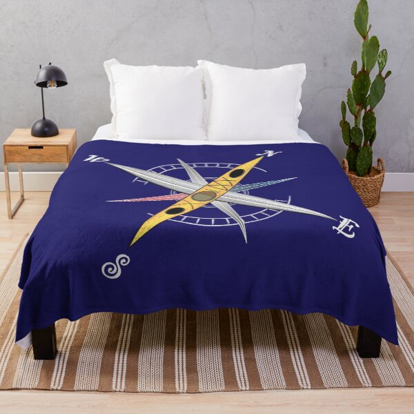 Item preview, Cool kayak design with compass rose and yellow kayak designed and sold by Breier.
