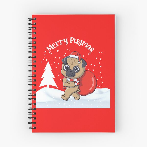 Item preview, Christmas Pug. Festive Pug. Merry Pugmas designed and sold by Doggymadness.