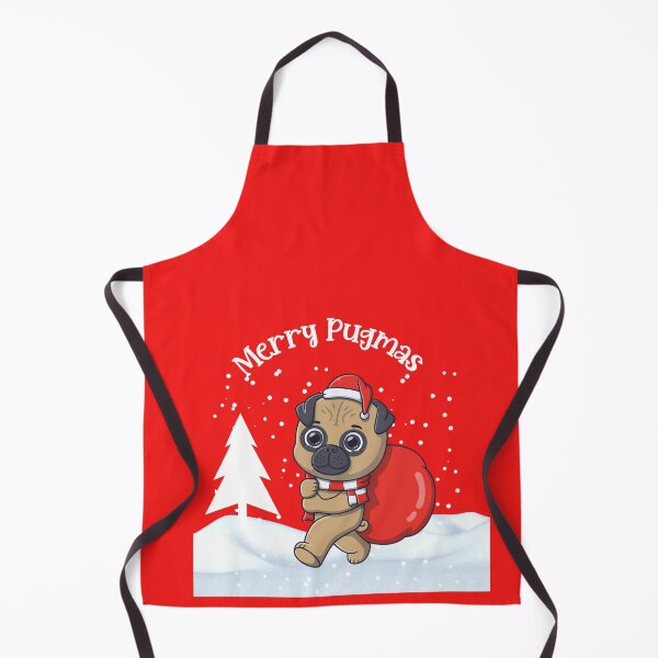 Item preview, Christmas Pug. Festive Pug. Merry Pugmas designed and sold by Doggymadness.