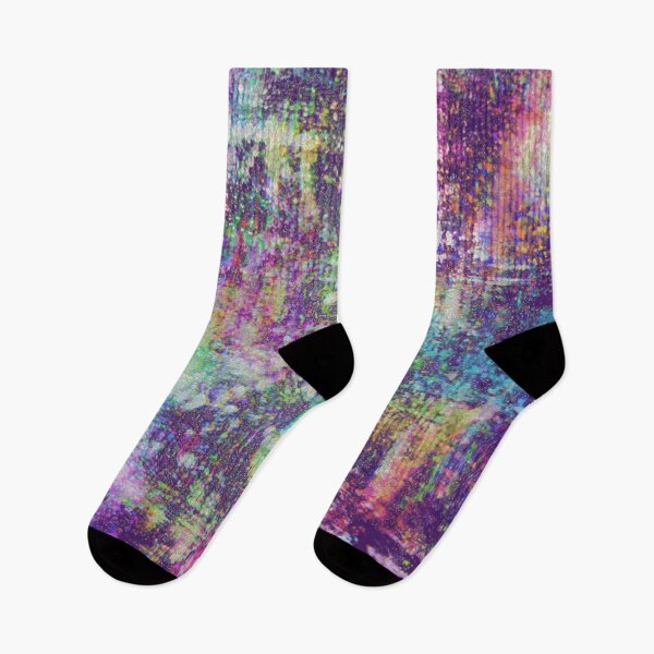 Item preview, Colorful Holographic Abstract Art in all shades of the rainbow designed and sold by KeshaEls.