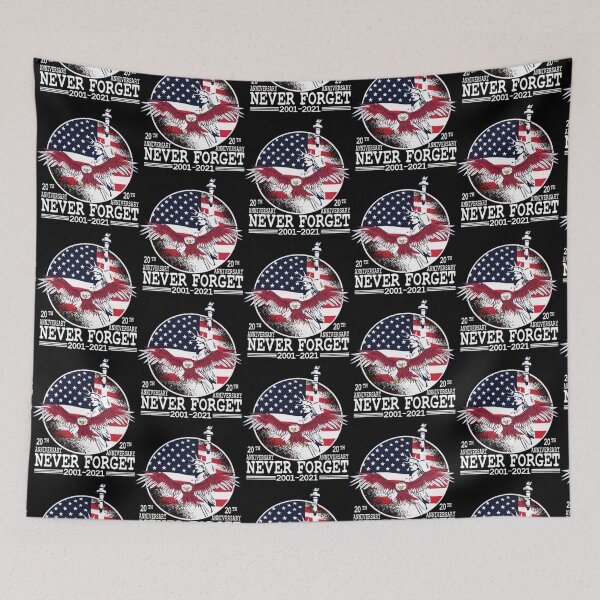 Item preview, 911 20th Anniversary Never Forget Patriot Day   designed and sold by LunarGlamUS.