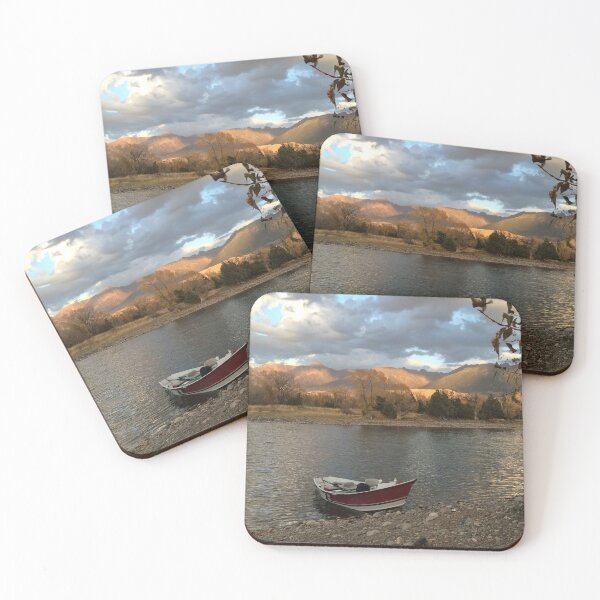 Item preview, Boat On The Side of the River designed and sold by evaszabo.