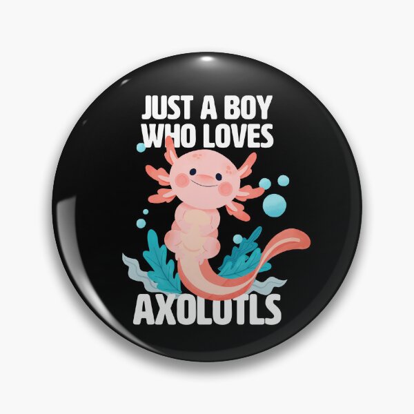 Item preview, Just a Boy who loves Axolotls - Cute axolotl for boys designed and sold by BrainlabStudios.