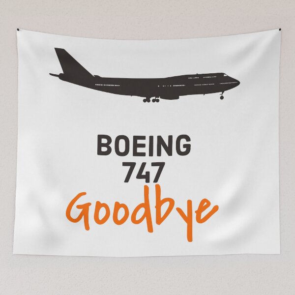 Item preview, Boeing 747 goodbye orange designed and sold by kacangisorkali.
