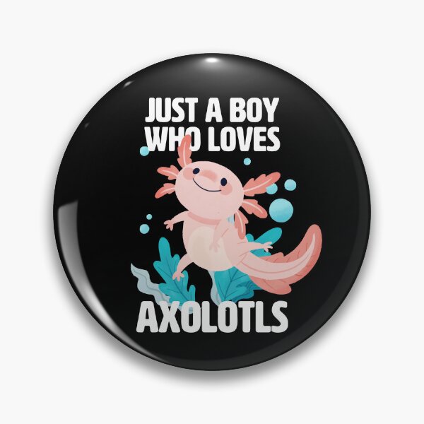 Item preview, Just a Boy who loves Axolotls - Cute axolotl for boys designed and sold by BrainlabStudios.