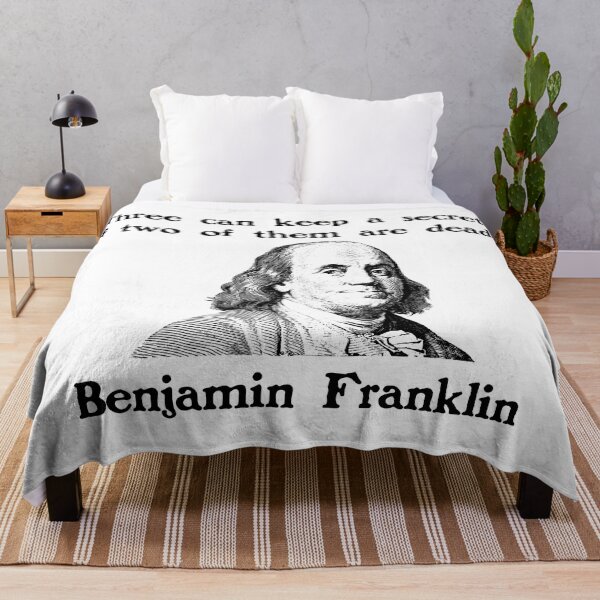 Item preview, Three Can Keep A Secret Ben Franklin designed and sold by historeetees1.